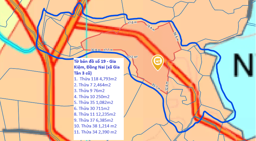Sơ đồ chi tiết khu vực 3 - An Nhiên Farm