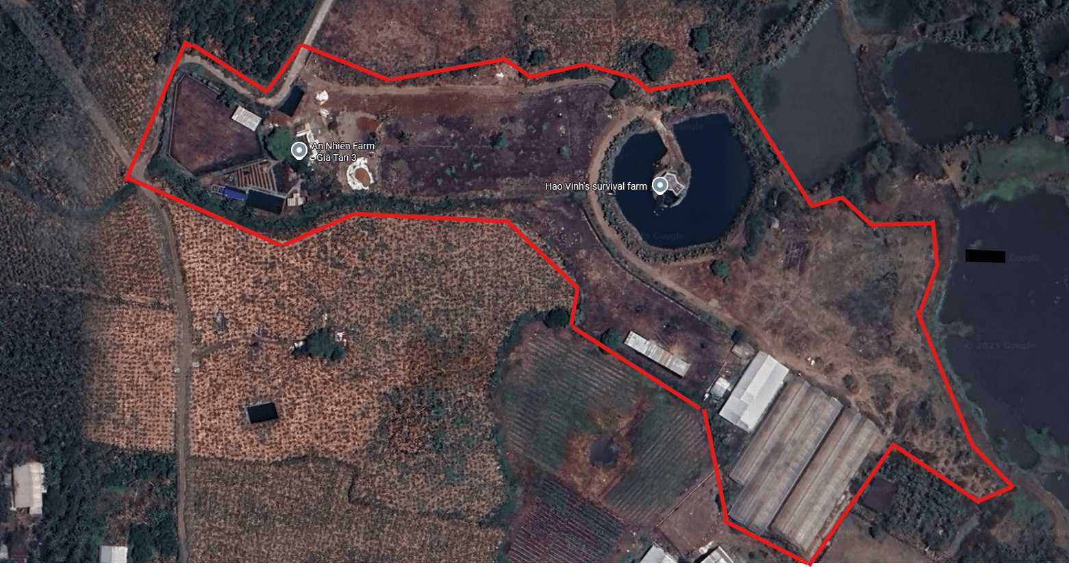 Sơ đồ tổng thể dự án An Nhiên Farm